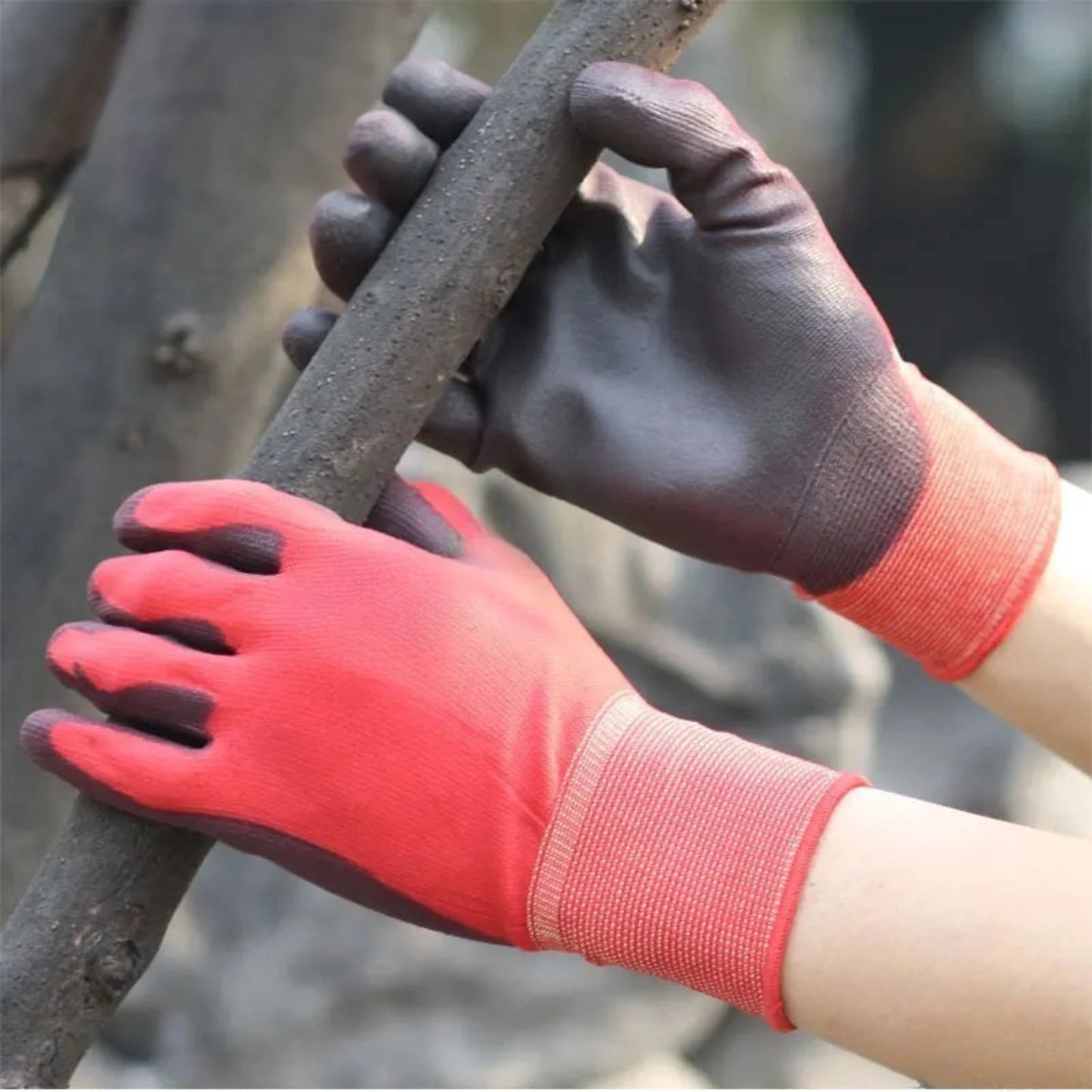 Polyurethane-Coated Protective Gloves — 13 Gauge Nylon | CE EN388 Certified | DMF Free