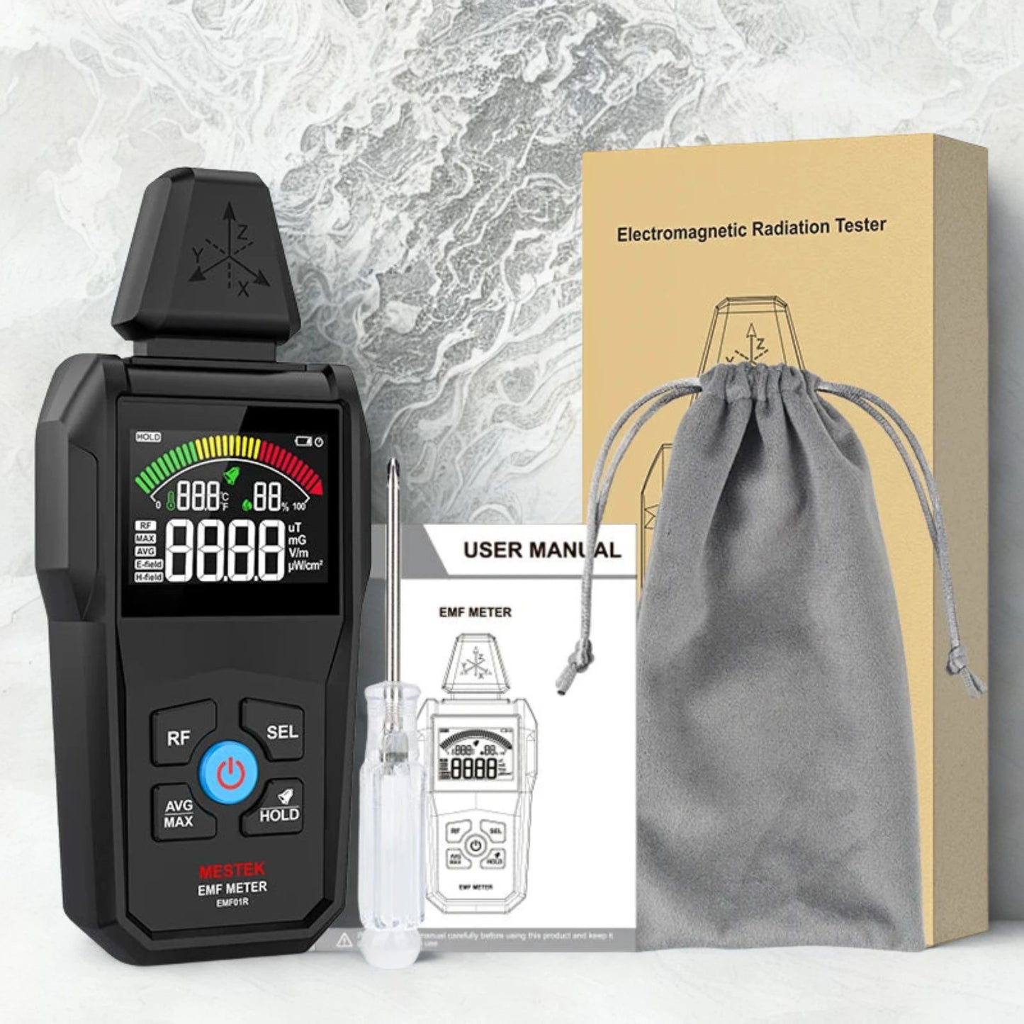 MESTEK Radiation Detector — See What Your Eyes Can't